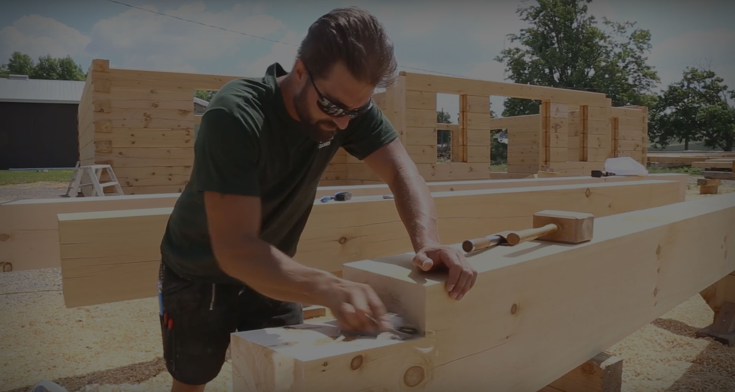 How To Build A Log Home: Dovetail Joinery