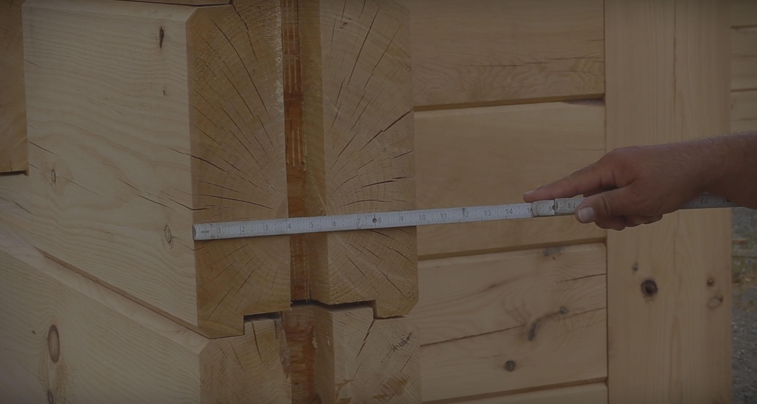 How To Build A Log Home: White Pine Timber